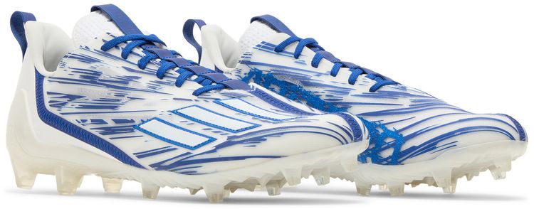 Adidas Adizero Cleats White Royal Blue