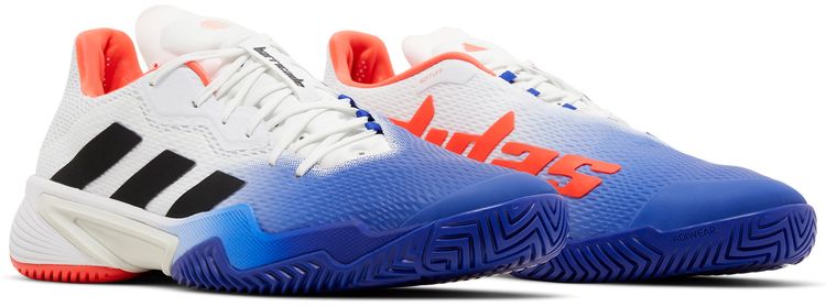 Adidas Barricade Lucid Blue Solar Red