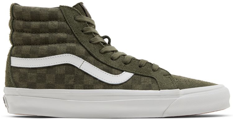 Vans OG Sk8 Hi LX Checkerboard   Grape Leaf