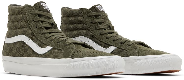Vans OG Sk8 Hi LX Checkerboard   Grape Leaf