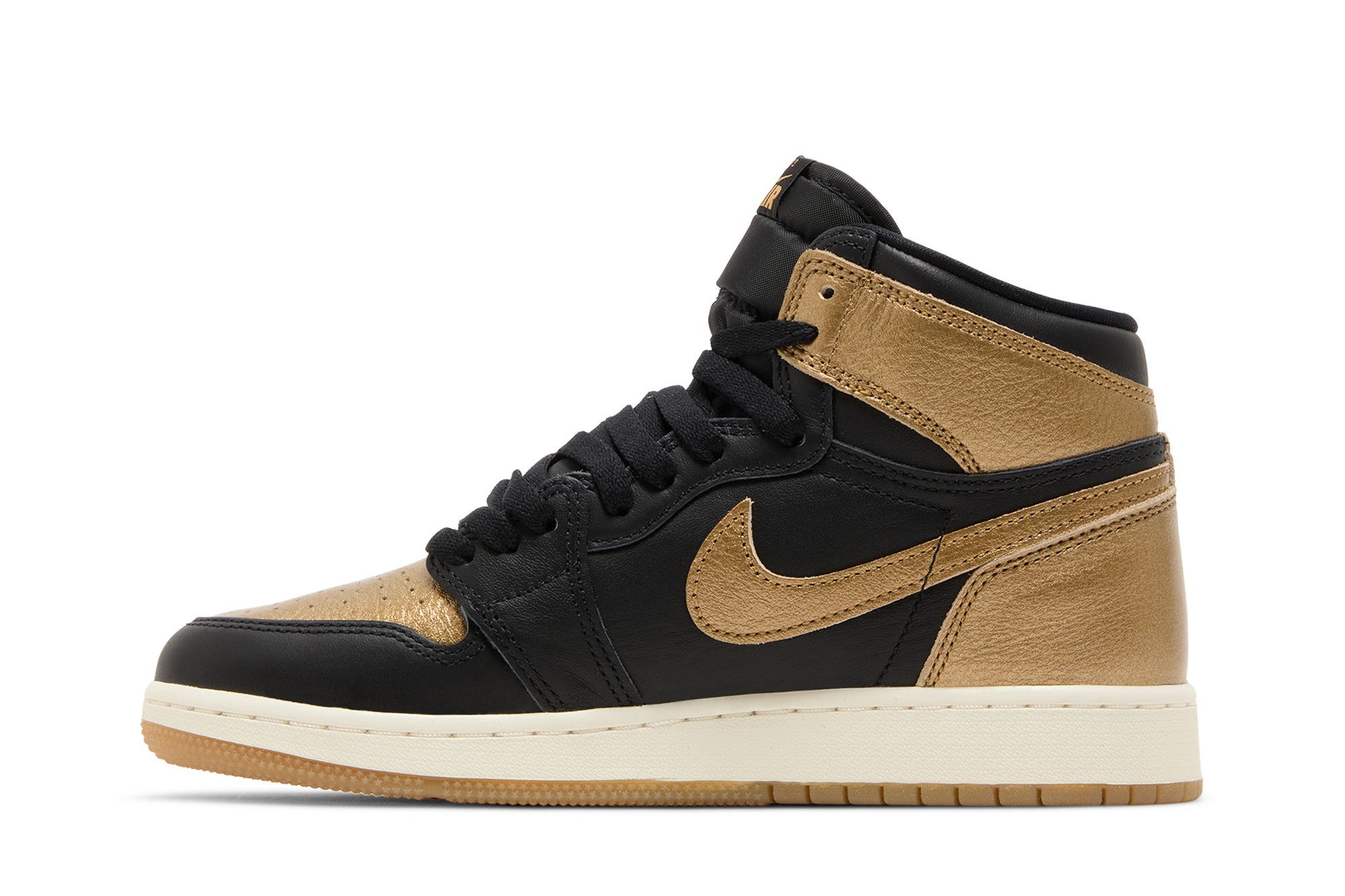 Buy Air Jordan 1 Retro High OG GS Black Gold FD1437 071 GOAT CA
