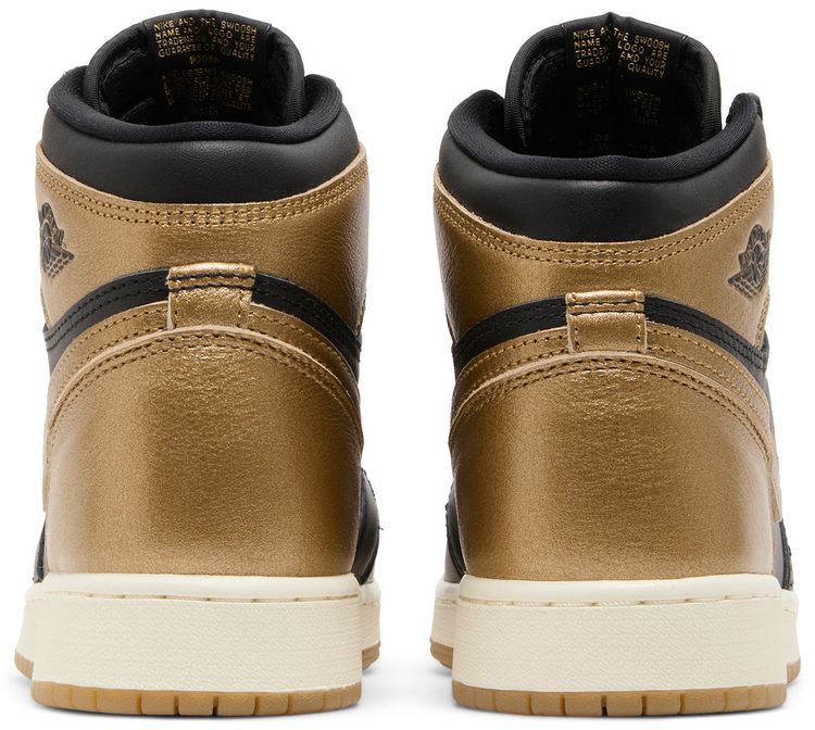 Air Jordan 1 Retro High OG GS Black Gold