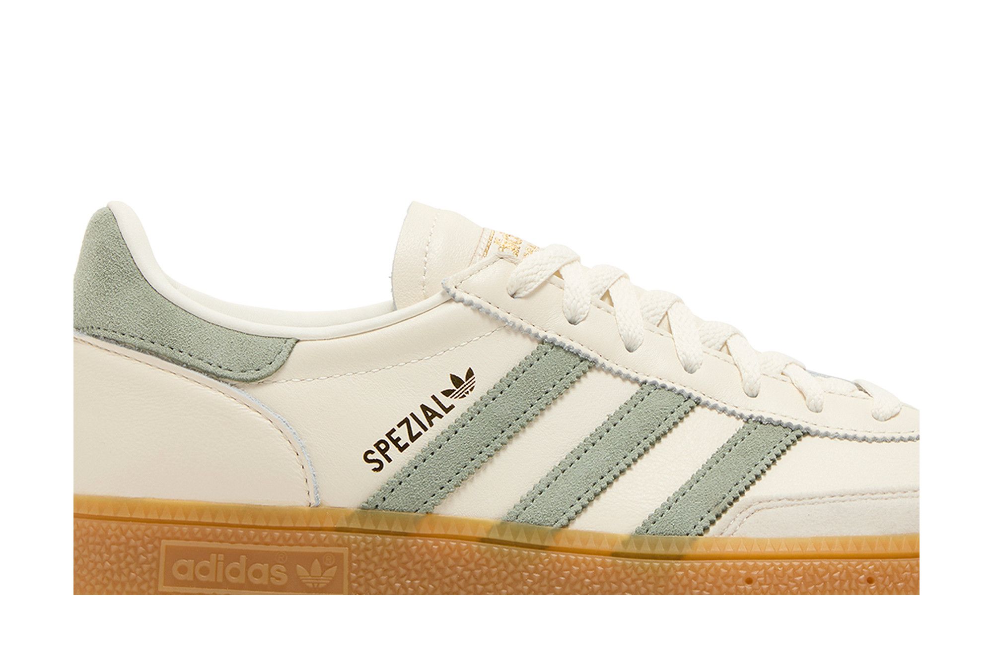 スニーカー Adidas Spezial Handball Off White Silver Green ADIDAS HANDBALL SPEZIAL 'OFF WHITE/SILVER GREEN' Available