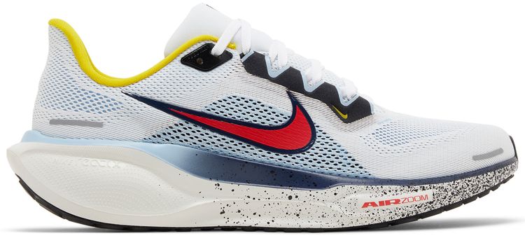 Nike Air Zoom Pegasus 41 White Psychic Blue Red