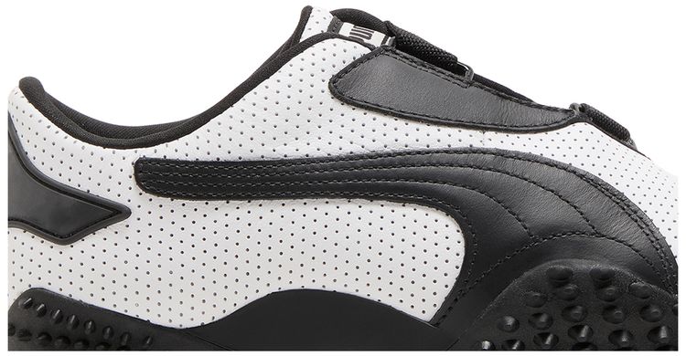 Puma Mostro Perforated Leather Pack   White Black