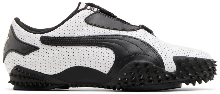 Puma Mostro Perforated Leather Pack   White Black