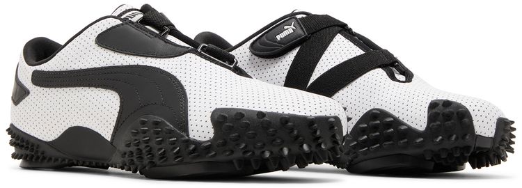 Puma Mostro Perforated Leather Pack   White Black