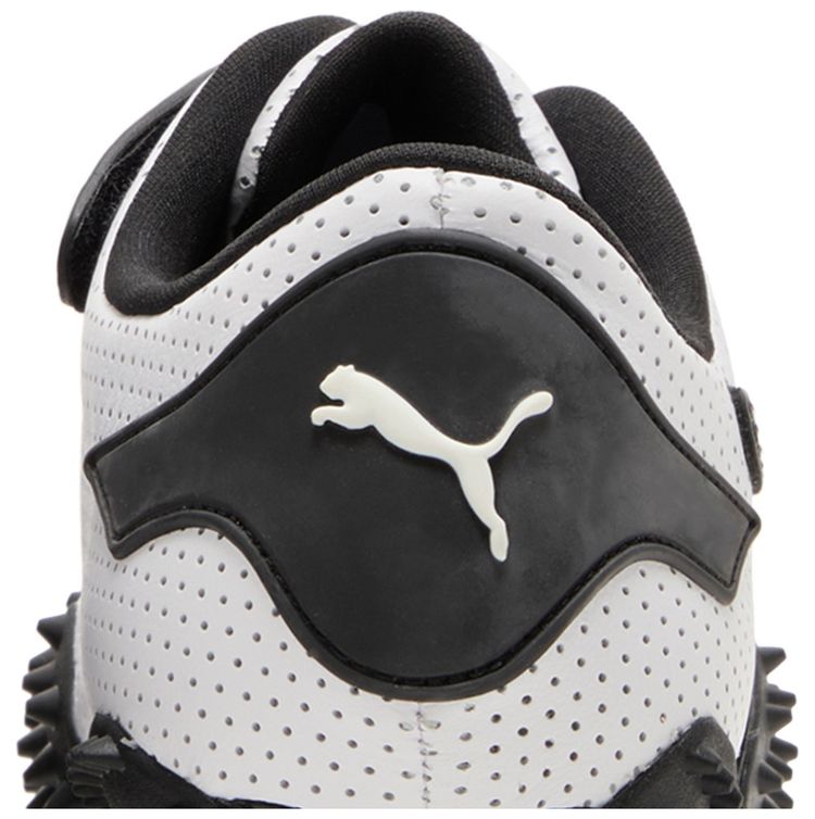 Puma Mostro Perforated Leather Pack   White Black