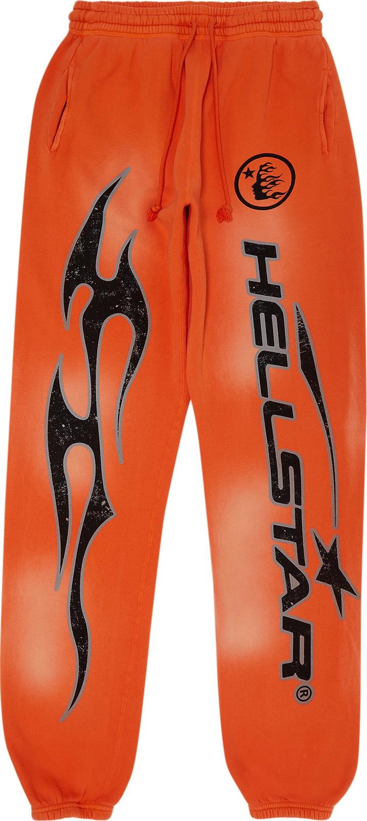 Hellstar Fire Sweatpants Orange Dye