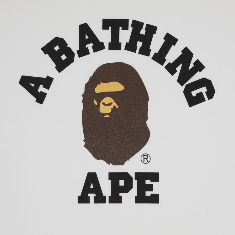 BAPE College Tee White