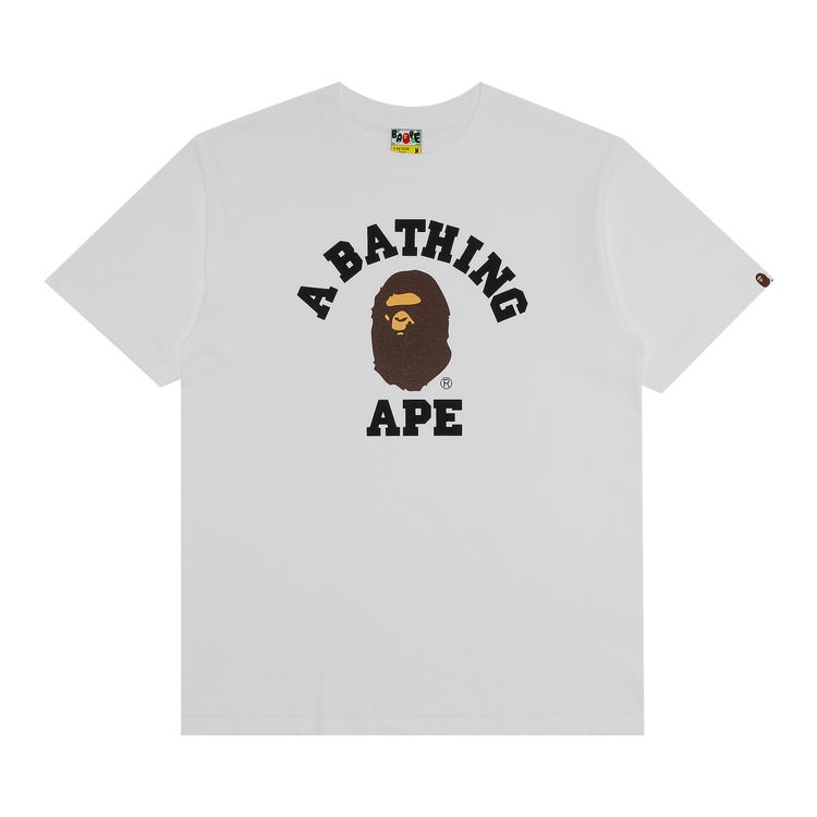 BAPE College Tee White