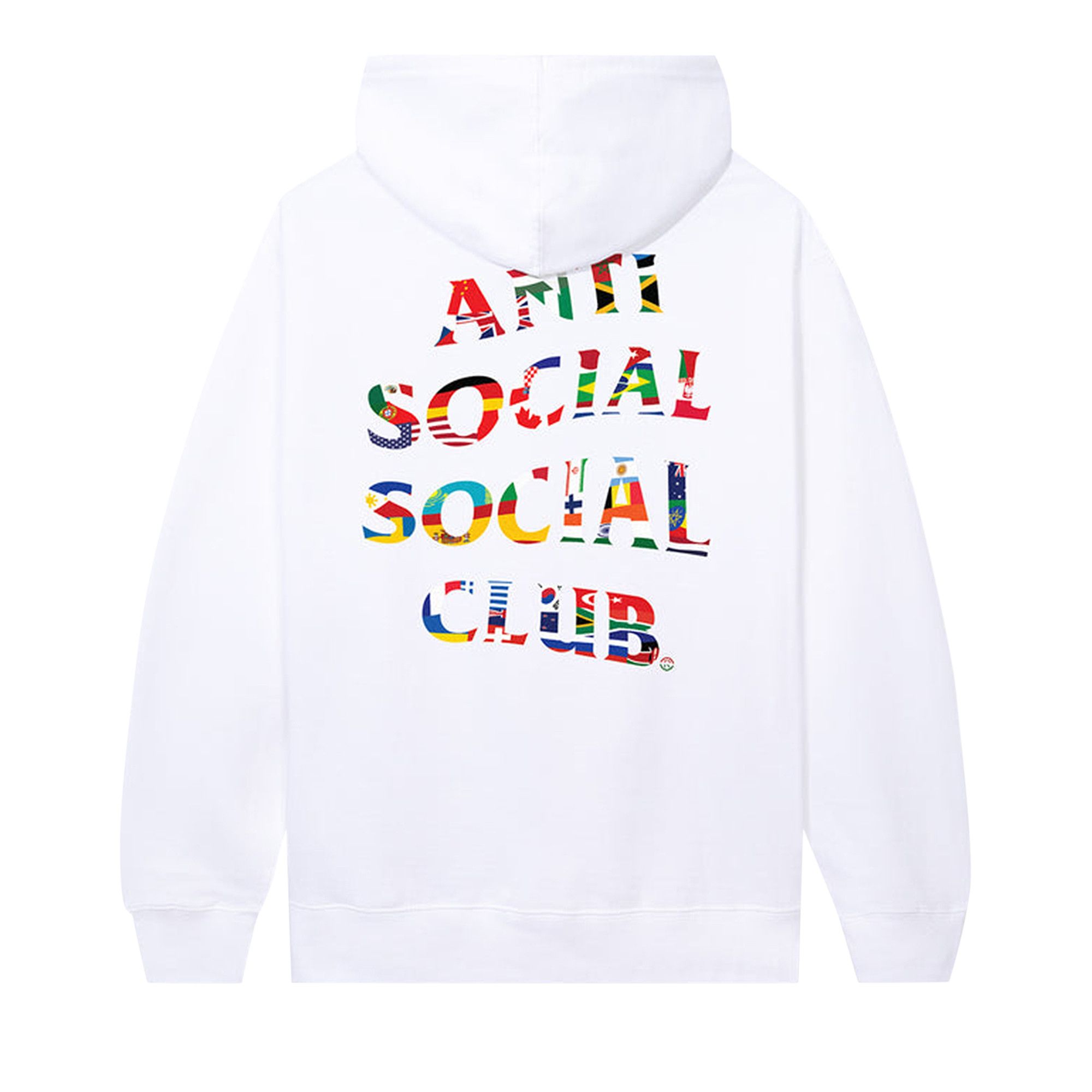 Buy Anti Social Social Club Flag Collage Hoodie 'White