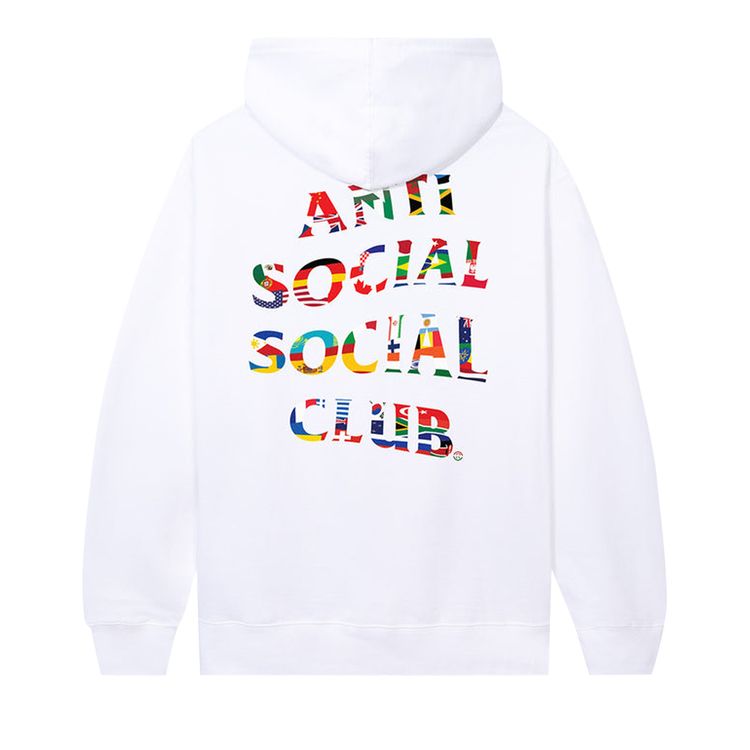 Buy Anti Social Social Club Flag Collage Hoodie 