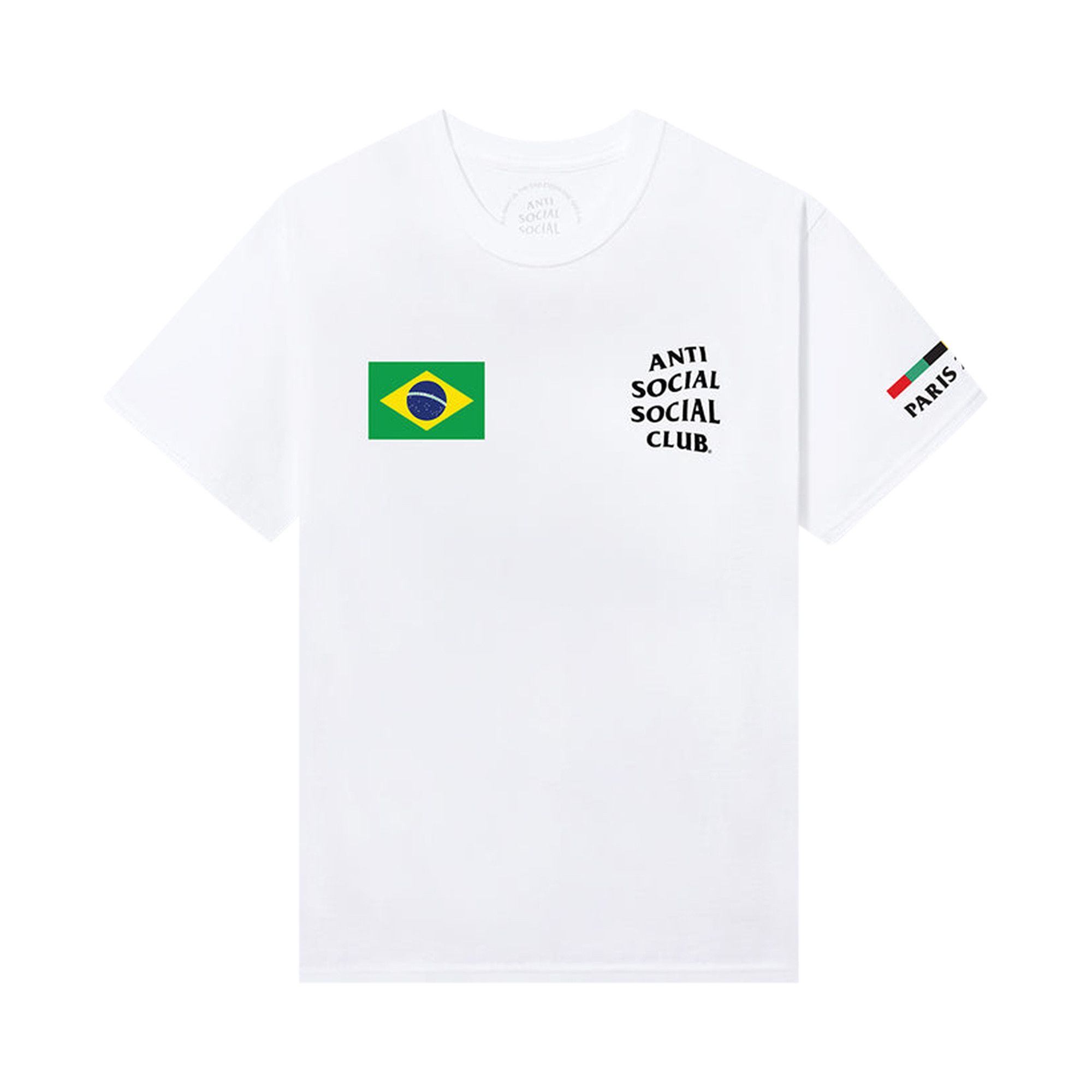 Buy Anti Social Social Club Brazil Tee 'White' - 0657