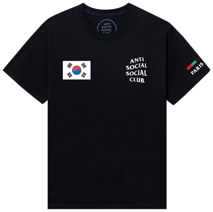 Anti Social Social Club South Korea Tee Black