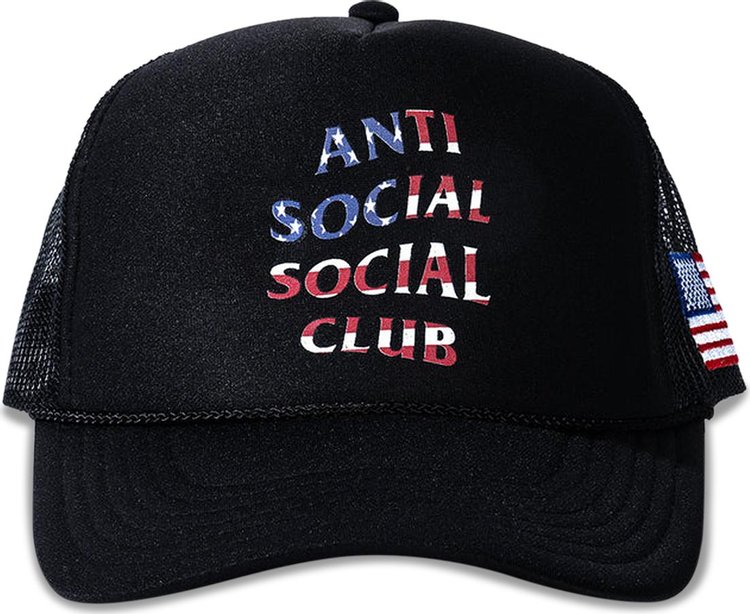 Anti Social Social Club Team USA Hat Black