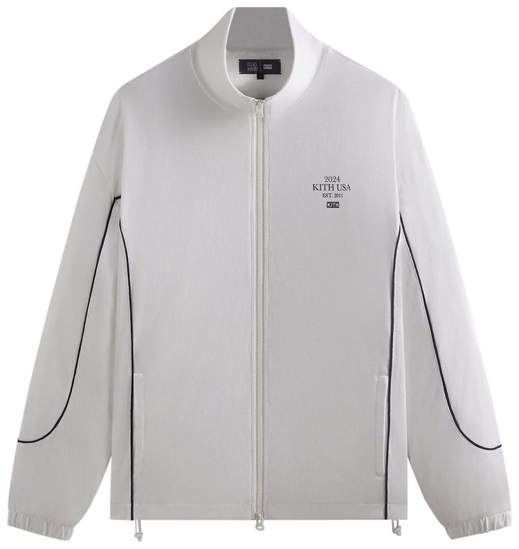 Kith For USA Basketball Jersey Logan Jacket White