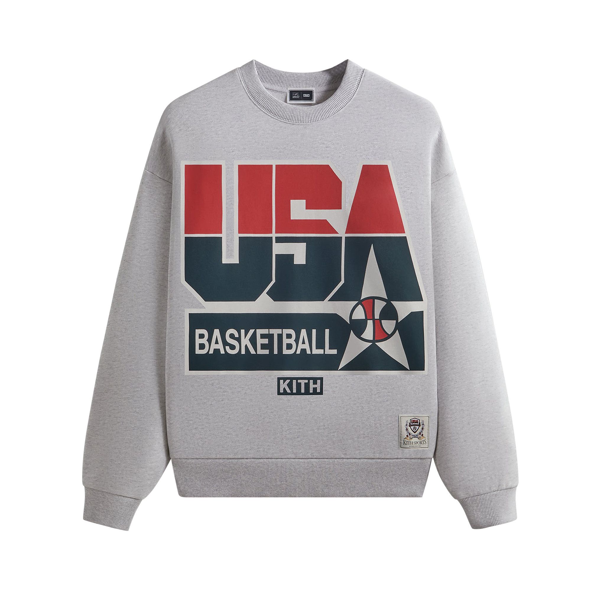 Buy Kith For USA Basketball Legend Vintage Nelson Crewneck 'Light Heather  Grey' - KHM032495 002 | GOAT