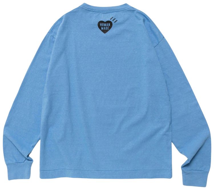 Human Made Graphic Long Sleeve T Shirt Blue