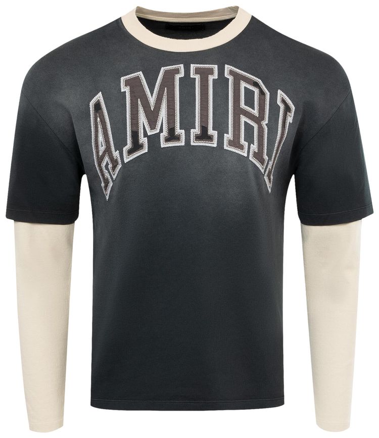 Amiri Vintage Long Sleeve Tee Black