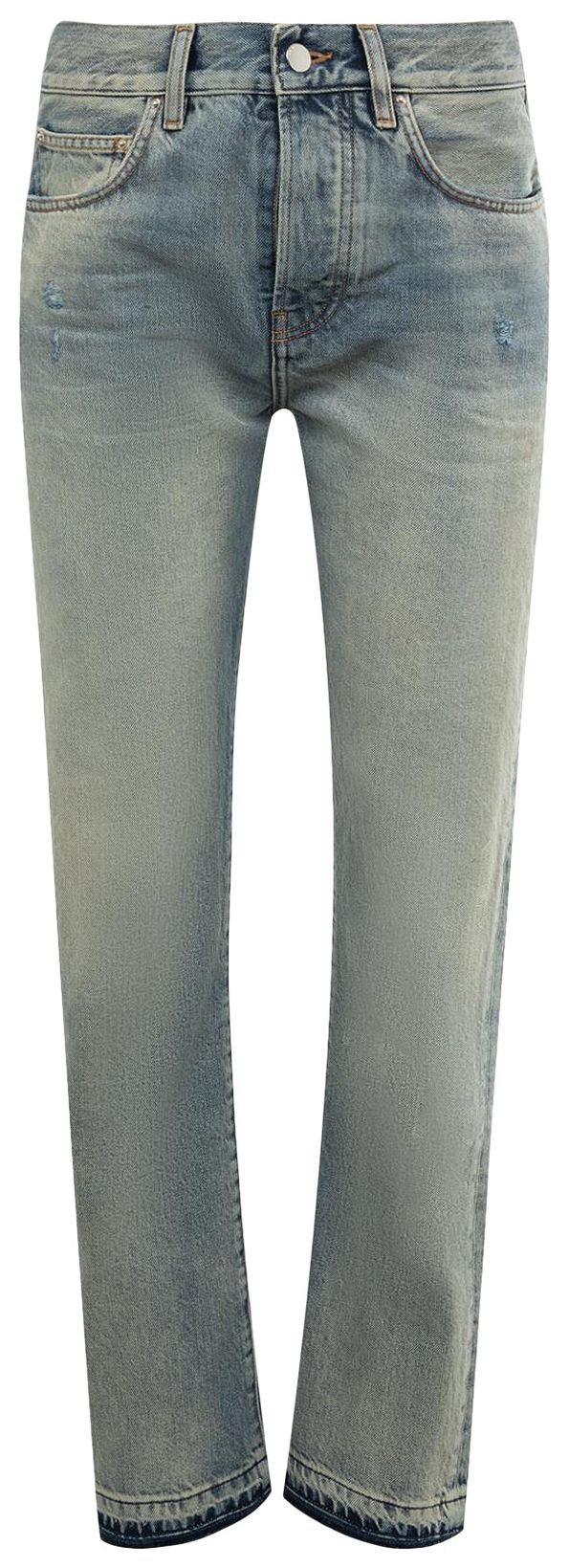 Amiri Released Hem Gradient Straight Jean Antique Indigo