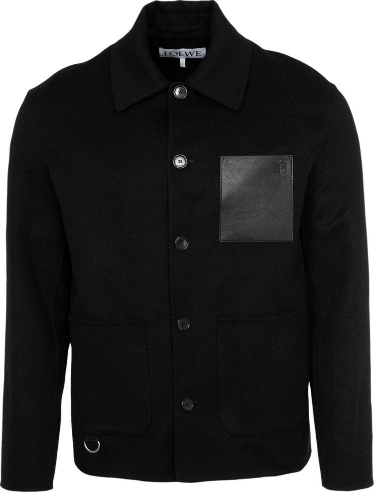 Loewe Workwear Jacket Black