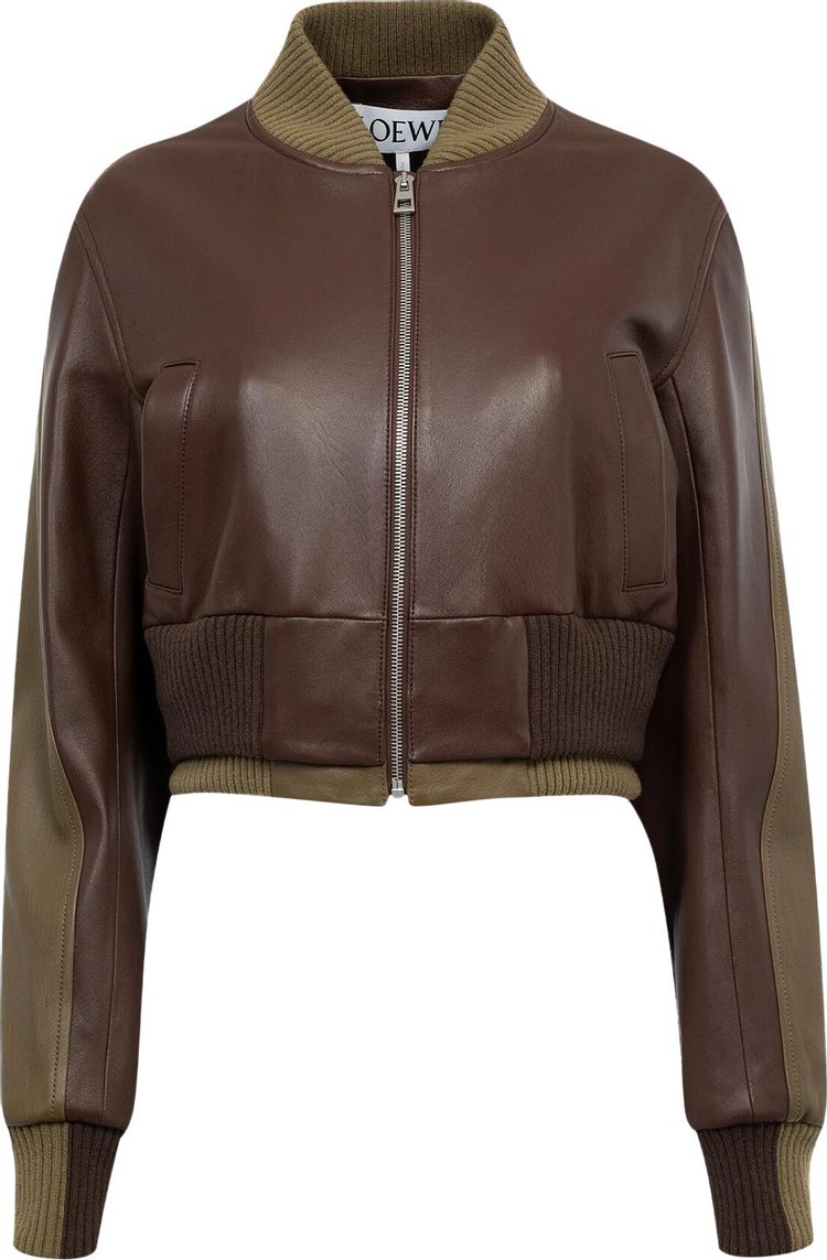 Loewe Bomber Jacket Dark Chocolate