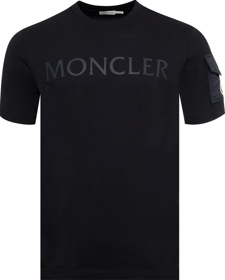 Moncler Short Sleeve T Shirt Navy