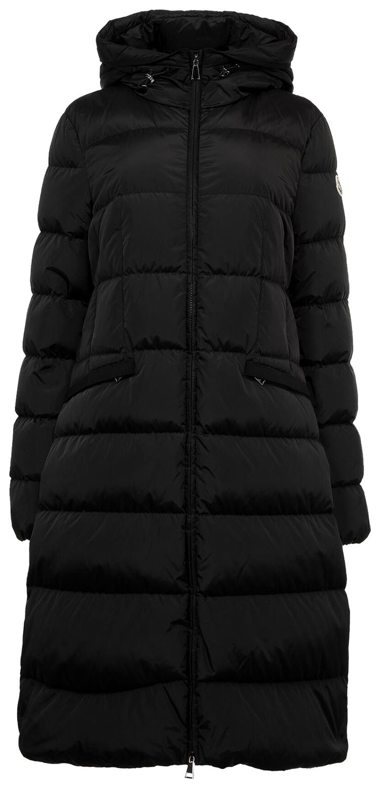 Moncler Avocette Long Coat Black