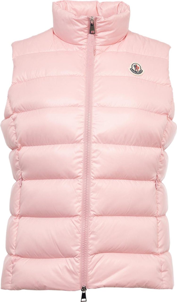 Moncler Ghany Puffer Vest Light Pink