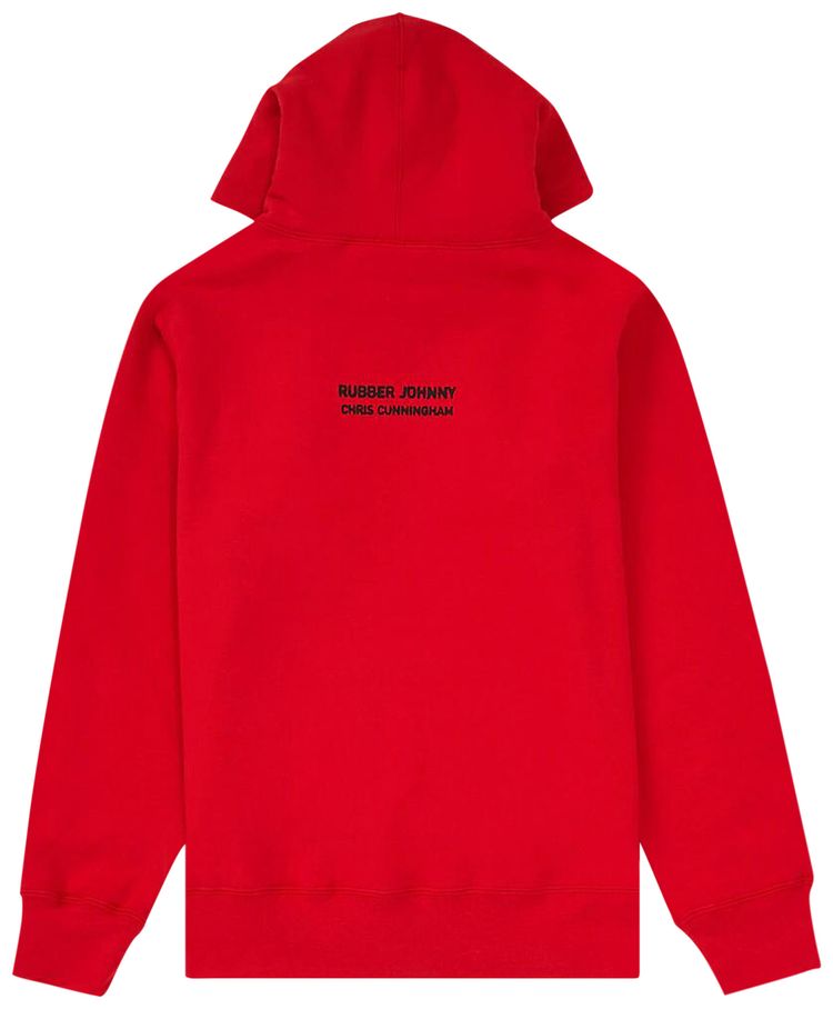 Supreme Chris Cunningham Chihuahua Hooded Sweatshirt Red