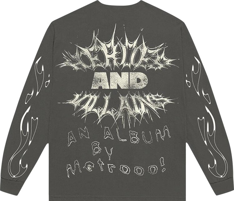 Metro Boomin x Hellstar Flame Long Sleeve Black