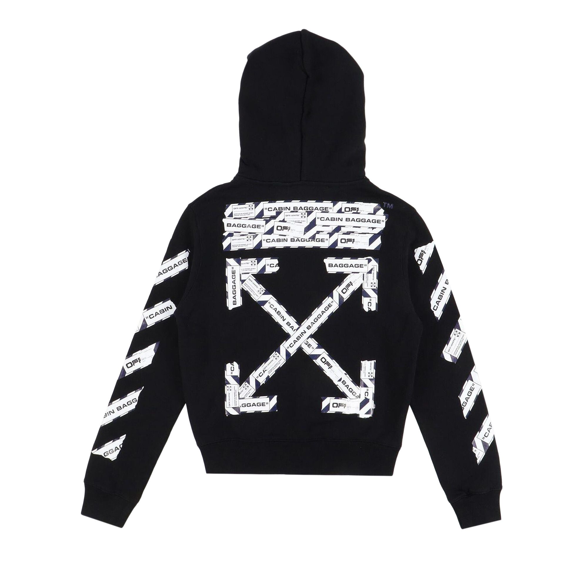 OFF-WHITE CABIN BAGGAGE フーディ Buy Off-White Baggage Tape Arrows Zip Hoodie 'Black