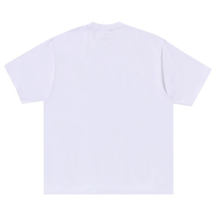 BAPE Recycle Motif Relaxed Fit Tee White