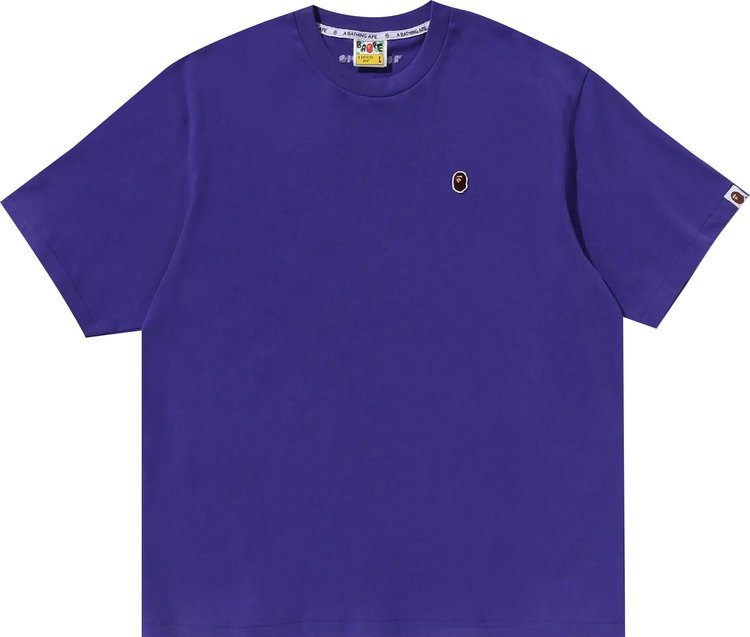 BAPE One Point Relaxed Fit Tee Purple