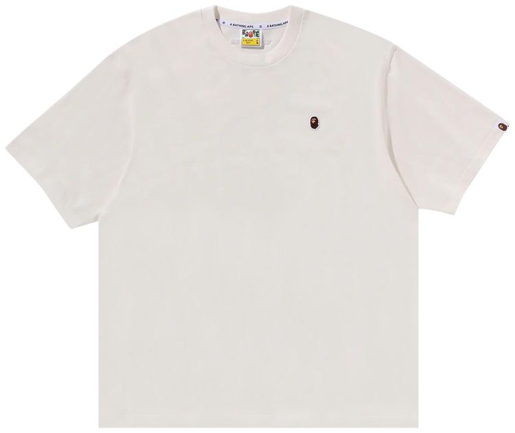 BAPE One Point Relaxed Fit Tee Ivory