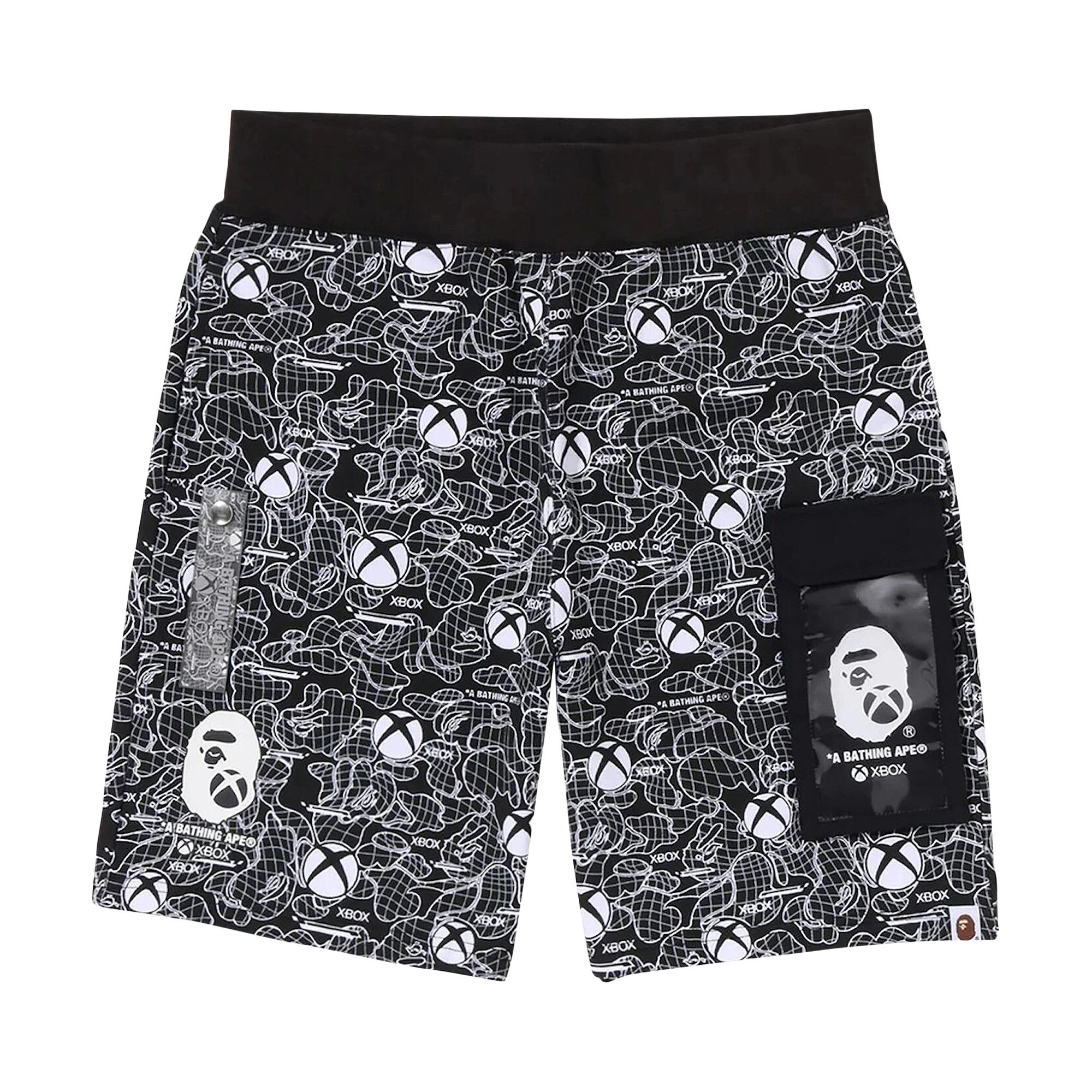 Buy BAPE x Xbox Camo Sweat Shorts 'Black' - 1K73 153 901 BLACK | GOAT