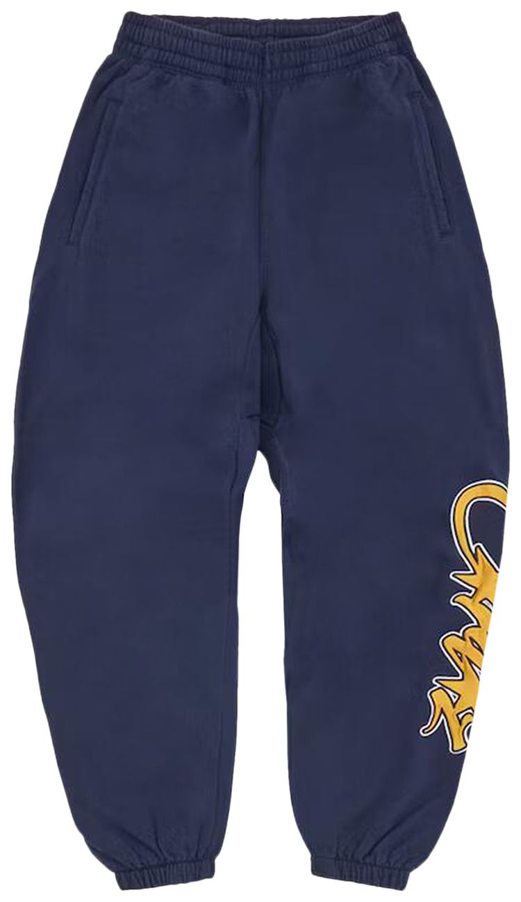 Corteiz Satin Applique Allstarz Joggers Navy