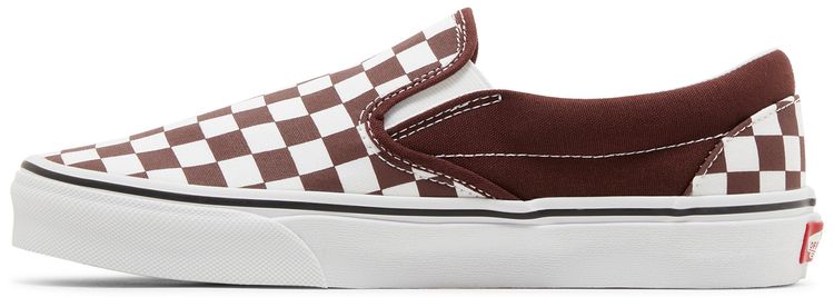 Vans Classic Slip On Color Theory Checkerboard   Bitter Chocolate