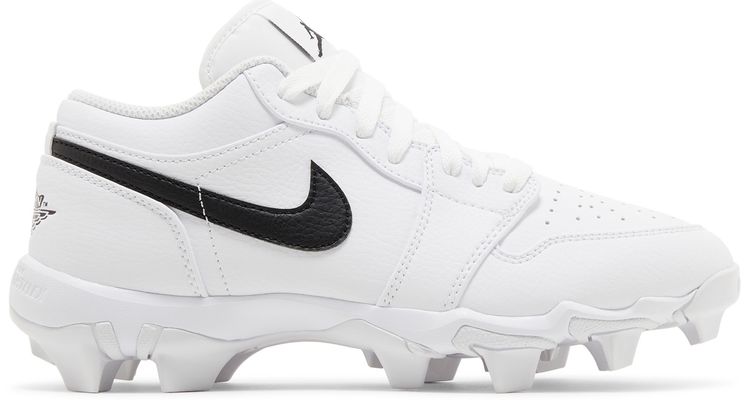 Air Jordan 1 Low Cleat GS White Black