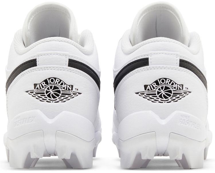 Air Jordan 1 Low Cleat GS White Black