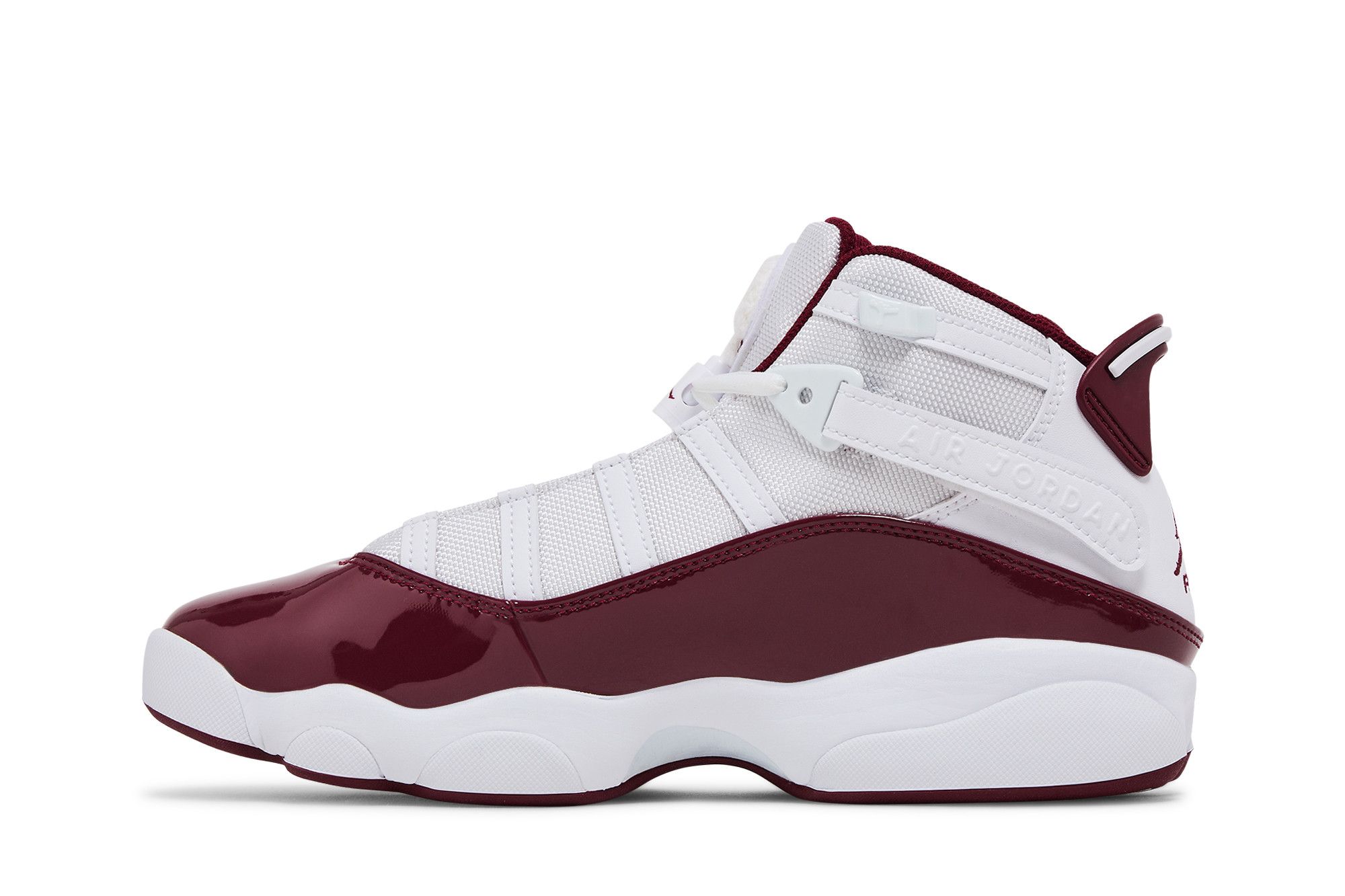 jordans red and white 6