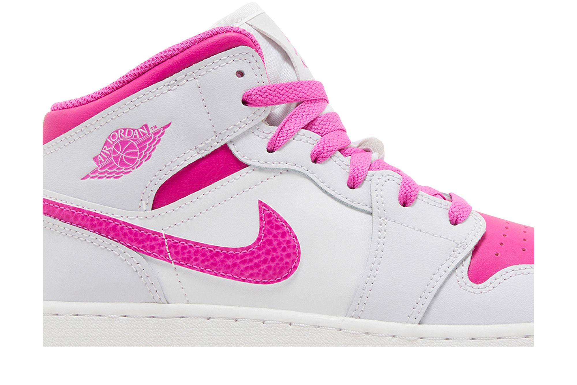 Air jordan 1 mid hyper pink hotsell