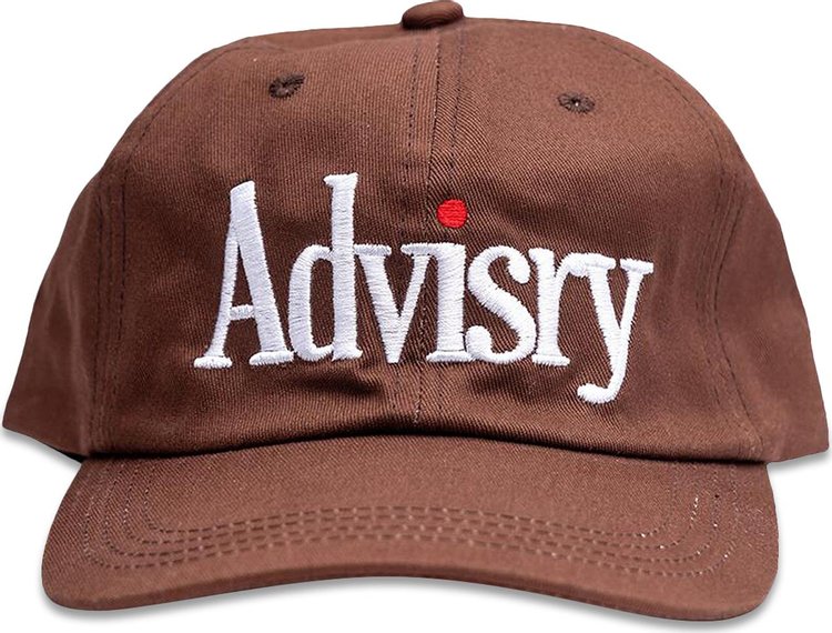 Advisry Dot Logo Cap Brown