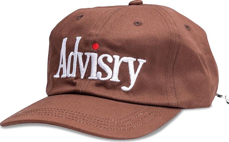 Advisry Dot Logo Cap Brown