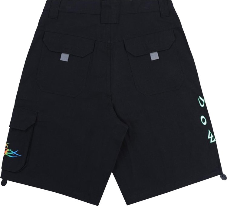 Pleasures Adventure Cargo Shorts Black