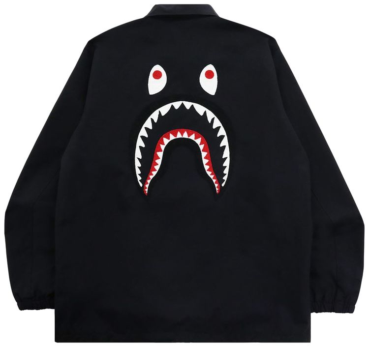 BAPE Shark Coach Jacket Black