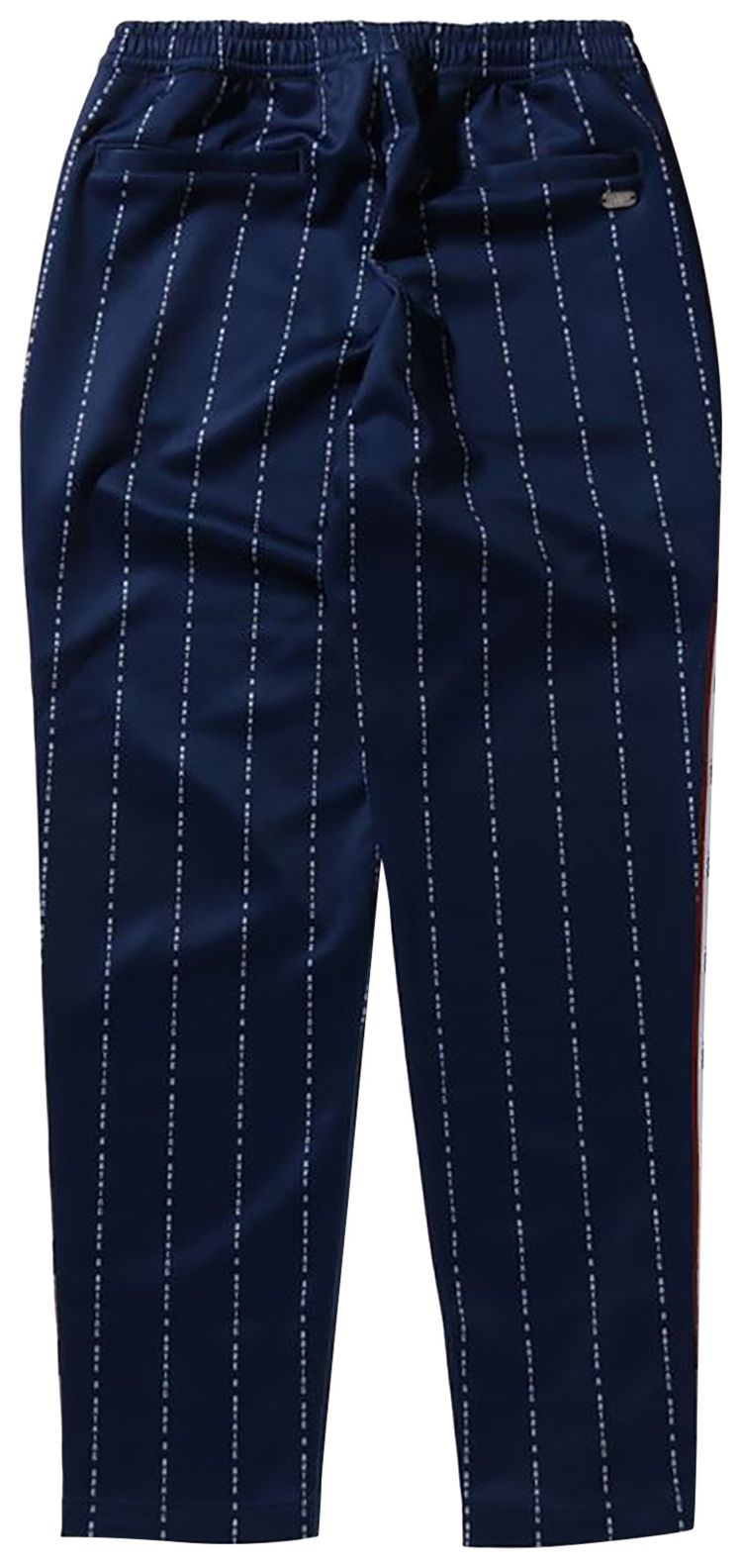 BAPE Text Stripe Jersey Pants Navy