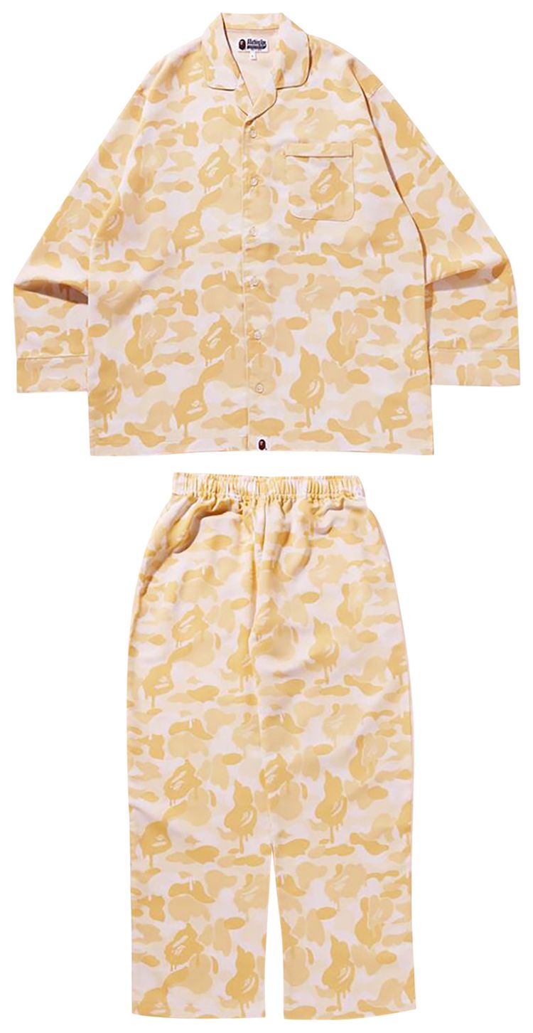 BAPE Valentine Chocolate Camo Pajamas Ivory