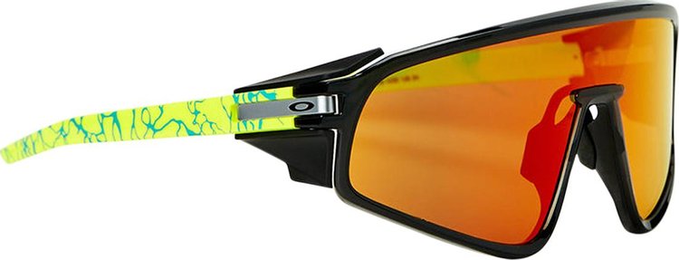 Oakley Latch Pannel Inner Spark Sunglasses Black InkPrizm Ruby